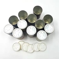Bocaux en carton ronds personnalisés pour emballage en tube de poudre en papier de sel avec tamis secoueur pour poudre nettoyante pour tapis