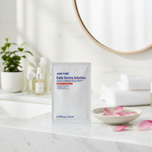 Cosmético Coreano ASIS-TOBE Daily Derma Solution 22ml X 10 Mascarillas Faciales Hidratantes Antiarrugas CPNP/EAC/NMPA para la Piel - Product Image 2