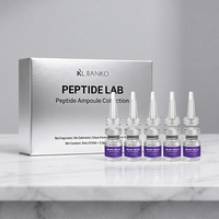 Kit d'ampoules liquides éclaircissantes au peptide 5 ml, marque privée OEM, sérum hydratant anti-rides pour le visage, logo personnalisé pour Expression