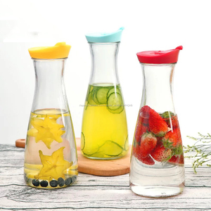Brasil <span class=keywords><strong>boca</strong></span> ancha de vidrio de 1 litro de jugo de botella de agua de leche con tapa de PP - Product Image 4