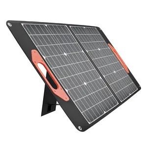 Chargeur de générateur solaire portable pour l'extérieur, sac pliable, panneau solaire 60w