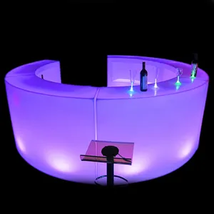 LED Glowing Round Bar Supplier Luminous Led Round Bar Counter Led Furniture Lighting