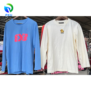 Camisetas deportivas <span class=keywords><strong>de</strong></span> <span class=keywords><strong>manga</strong></span> larga <span class=keywords><strong>de</strong></span> <span class=keywords><strong>segunda</strong></span> <span class=keywords><strong>mano</strong></span> para mujer, ropa usada al por mayor, compra a granel, mezcla <span class=keywords><strong>de</strong></span> poliéster/algodón, varios colores y tallas PKU - Product Image 6
