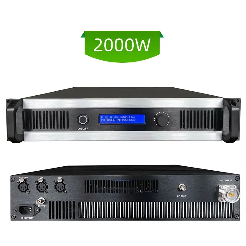 RS RADIO 2000W Máy Phát Fm 2kw Cho Đài Phát Thanh