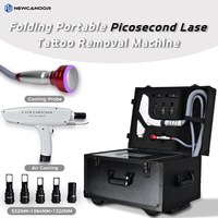 Mini appareil portable pour l'élimination des tatouages, le peeling au carbone, le rajeunissement de la peau et le blanchiment, avec sonde de refroidissement, équipement de beauté à domicile