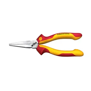Alicates Planos Largos de Aislamiento Eléctrico Profesional, de Acero al Carbono de Alta Calidad, Templados, WI26732 - Product Image 1