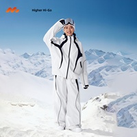Nouvel ensemble de combinaison de ski/snowboard pour homme et femme, imperméable, 3 couches, épais, chaud, respirant, coupe-vent, extensible dans quatre directions, pour les activités extrêmes