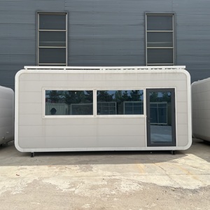 Outdoor Luxury Modern Steel Structure Prefab Modular <strong>Officepod</strong> Prefabricated House Eco-Friendly Design No Big Windows for Villa - Product Image 2