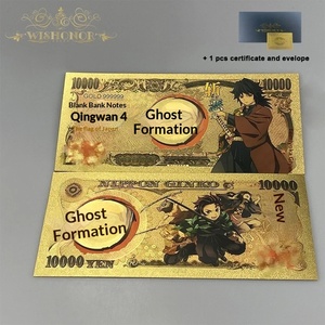 Bandai 16 soorten Hot Sale Demon Slayer dierenfantasie bankbiljetten anime gouden bankbiljetten in 24k verguld voor verzameling - Product Image 4