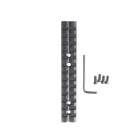 Sistema de Base Picatinny de Liberación Rápida Ligero con Abrazadera de Doble Cara, Hecho a Medida, de Ingeniería de Precisión, Duradero y Multifuncional para Entrenamiento Táctico
