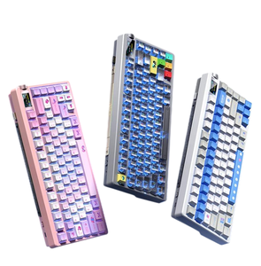 Teclado Mecánico Inalámbrico AULA NOVA75 75% Tri-Modo, Montaje Gasket, Interruptores Intercambiables en Caliente, RGB, para Juegos, con Pantalla Inteligente de 1.14 Pulgadas - Product Image 2