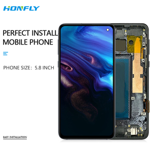 Écrans LCD pour téléphone portable Honfly 5,8 pouces pour <span class=keywords><strong>Samsung</strong></span> Galaxy <span class=keywords><strong>S10e</strong></span> G970, écran tactile LCD avec cadre, remplacement d'écran - Product Image 4