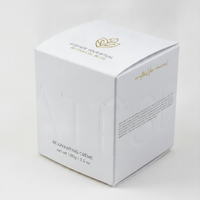 Boîte de cosmétiques et de parfum recyclable conçue sur mesure Emballage en carton de savon pour cosmétiques Boîtes en papier avec gaufrage et texture