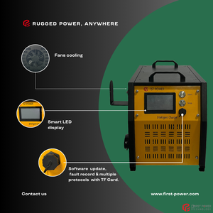 Bộ sạc bên ngoài bảo vệ cao 14kw cung cấp điện công nghiệp cho pin axit chì được thiết kế đặc biệt cho xe nâng - Product Image 6