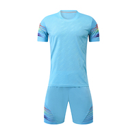Conjunto de Camiseta de Fútbol de Manga Corta Transpirable con Logotipo Personalizado para Hombre, Uniforme Deportivo