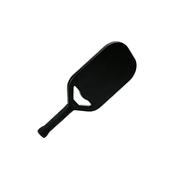 Raket Pickleball Profesional OEM Custom T700 Serat Karbon Tanpa Bingkai Lubang Smile 16mm  Paddle PP Honeycomb Core Thermoformed untuk Latihan