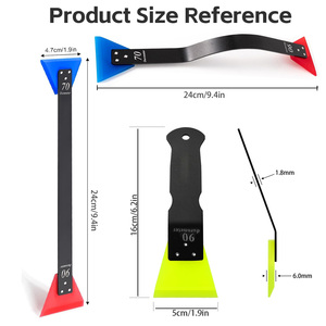 Espátula de Goma Suave con Mango de Aluminio de Doble Extremo KUNAISI para Tintado de Ventanas, Herramienta para Vinilo de Automóviles - Product Image 2