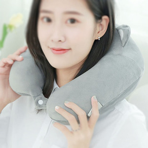 หมอนรองคอรูปตัวยูขนาดใหญ่ สำหรับเดินทาง  วัสดุคอตตอนเมมโมรี่โฟม  รักษ์โลก  รองรับการปรับแต่งโลโก้  ให้ความสบาย - Product Image 2
