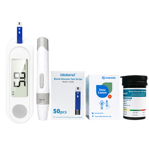 Glucomètre entièrement automatique précis pour usage domestique, glucomètre de qualité médicale pour l'exportation, aucun codage requis. - Product Image 3