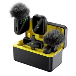 K50 Wireless Mic for Phone Live Streaming Mic <strong>Interview</strong> Podcast <strong>Recording</strong> Microphone 2.4G Wireless Podcast Mic Professional - Product Image 5