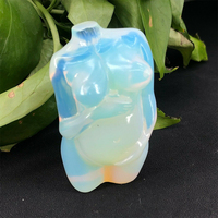 2025 Schaufenster puppe Torso Hand geschnitzte Quarz Kristall Nude Model Frauen Körper Torso Statue für Kristall Handwerk