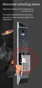 VIMA S914MAX Aluminum <b>Smart</b> <b>Camera</b> Lock Cloud Tuya App Remote Control Password Fingerprint Card Digital Door Lock - Product Image 5