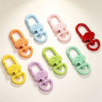 Loquet de porte anglais en alliage coloré avec peinture au four, fermoir à ressort, perles artisanales, accessoires de bijoux DIY, breloque pour sac de poupée