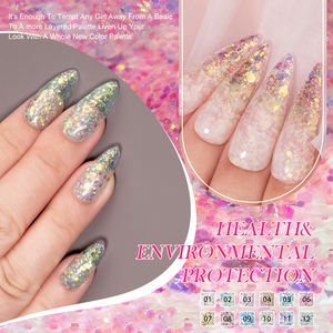 <span class=keywords><strong>Vernis</strong></span> à ongles en gel <span class=keywords><strong>Semi</strong></span> <span class=keywords><strong>Permanent</strong></span> Sequin Golden Glitter Gloss UV LED Nail Art Designs Gel <span class=keywords><strong>Vernis</strong></span> pour les professionnels et l'auto usage - Product Image 6