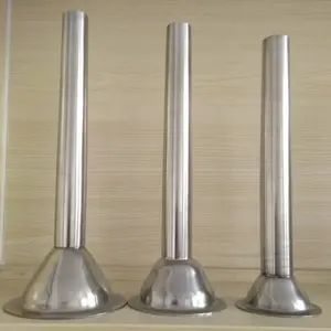 4 pezzi in acciaio inox salsiccia sutffer tubi di riempimento imbuti ugelli pezzi di ricambio tubo di riempimento