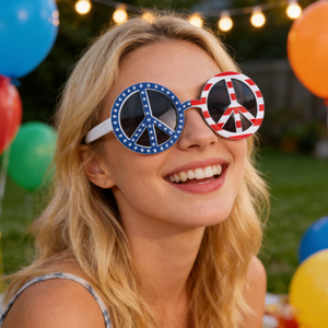Occhiali da Sole per il Giorno dell'Indipendenza Americana, 4 Luglio, Patriotici USA, per il Memorial Day, Alta Qualità, a Forma di Chitarra, per Feste - Product Image 4