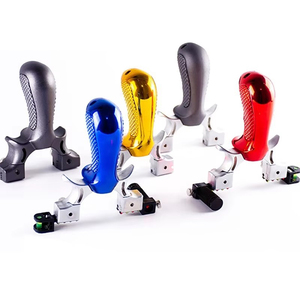 Toptan yüksek kaliteli degrade mavi reçine çelik sapan kırmızı lazer parlak yay kafa düz lastik bant avcılık aksesuarları - Product Image 6