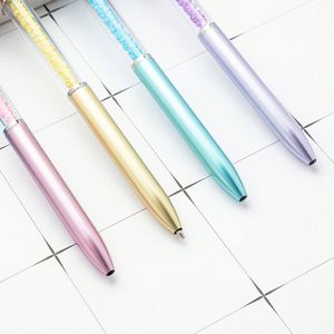 1.0MM Logo Sports <b>Ballpoint</b> <b>Pen</b> Plastic Multi-Color Glitter Bow Promotional Use Wedding Gift Diamond Deco Black Ink UV - Product Image 3