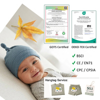 Topi Bayi Baru Lahir Rajutan 4x2 dari Katun Organik 95% dan Spandex 5% Elastis