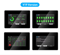 Pantalla LCD-4.3-TTL-P de JIKONG de 4.3 Pulgadas Dedicada para Almacenamiento de Energía, Compatible con Agregación de Información Maestro-Esclavo