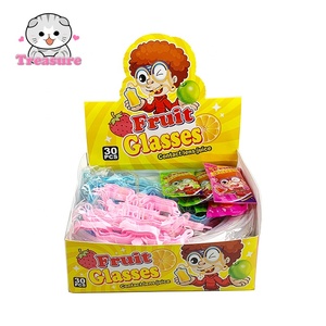 หลอดพลาสติกใส่แว่นตาแปลกใหม่ของเล่นพร้อมแยมเปรี้ยวลูกอมผลไม้เหลวดูดกลิ่นสตรอเบอร์รี่รสชาติเจลลี่เลือด - Product Image 6