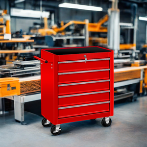 Hot Sell OEM/ODM/OBM Red Black Blue <b>Rolling</b> <b>Tool</b> Cabinet Small Workshop Drawers Drawer Toolbox Lockable Waterproof Anti-Theft - Product Image 6