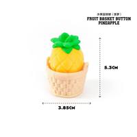 Jouets Fidget Clicker en PLA Imprimés en 3D Durables, Motifs Fruités (Pastèque, Fraise, Raisin), Personnalisables, Décoration de Bureau EDC, Jouets Promotionnels