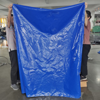 Tissu de bâche enduit de PVC imperméable pour couverture réutilisable, couverture de palette, couverture anti-poussière