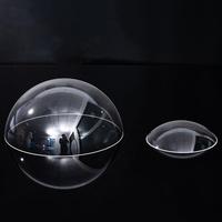 Lentille hémisphérique dôme en verre de quartz K9 Sapphire BK7 Super Large OEM pour caméra sous-marine