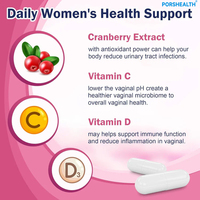 Capsules de probiotiques personnalisées pour femmes avec Lactobacillus | 5 milliards de CFU/g |   Fabricant OEM
