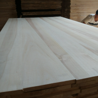 Panneaux massifs en bois de Paulownia à chants collés, prêts pour le transport, approvisionnement toute l'année, départ usine, pour la fabrication de meubles à l'exportation
