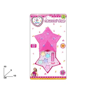 Trucchi Star <b>Makeup</b> <b>Box</b> Pink Star Shape With Lipstick And Stickers For Kids 3+ Years - Product Image 1