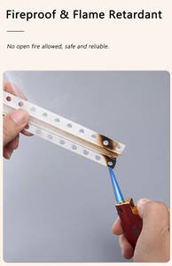 NQFIBER Bande de séparation <span class=keywords><strong>en</strong></span> <span class=keywords><strong>PVC</strong></span> pour plafond <span class=keywords><strong>en</strong></span> plaque de plâtre, technologie de rainure <span class=keywords><strong>en</strong></span> <span class=keywords><strong>U</strong></span>, bande de bordure, quelques lignes - Product Image 6