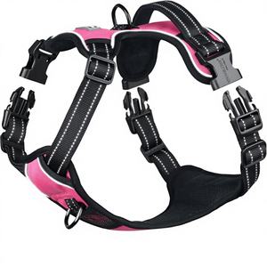 สายรัดสัตว์เลี้ยงแบบปลดเร็ว VIVAGLORY Oxford สำหรับสัตว์เลื้อยคลาน พร้อมหูจับ คลิปหน้า ป้องกันการดึง สำหรับฝึกและ W - Product Image 1