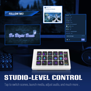 Panel de Control de Transmisión HSV293S | 15 teclas visuales y pantalla de monitoreo lateral | <span class=keywords><strong>Software</strong></span> y escena personalizable - Product Image 5