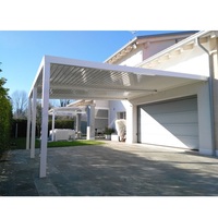 3x3 3x4 4x3 4x4 4x5 4x6 6x3 6x4 6x5 6x6m yan ile açık alüminyum tente pergola