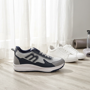 Chaussures de course en mesh respirant pour hommes, baskets à lacets, chaussures de marche décontractées à bout rond, chaussures de sport avec logo personnalisé, mesh respirant - Product Image 5