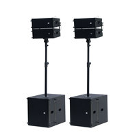Système audio complet de sonorisation avec enceintes Line Array compactes de 5 pouces pour DJ, module amplificateur de puissance inclus, idéal pour les églises