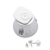 Capteurs antivol, nouvelle technologie, mini-étiquettes carrées en plastique ABS, protection antivol pour supermarchés, alarmes d'étiquettes RF 8,2 MHz