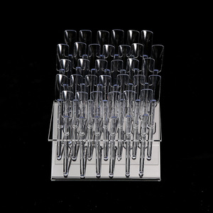 32 Tips Transparent Nail Polish Practice Display <b>Storage</b> <b>Box</b> Stick Z Shape Holder Salon Manicure Nail Art Showing Stand <b>Tool</b> - Product Image 2